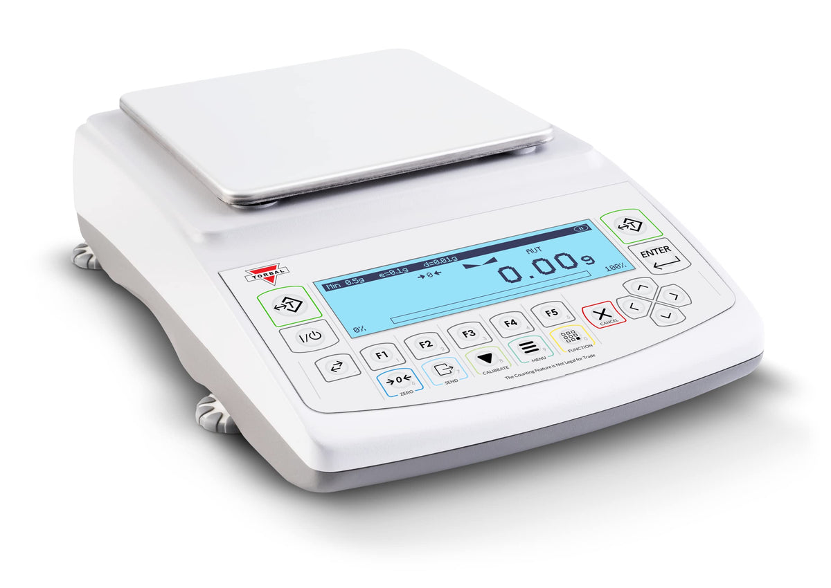 AG4000 Laboratory Scale, 4000g x 0.01g (10mg Readability), Auto-Internal Calibration, USB, Large Graphical LCD Display, 12 Weighing Modes