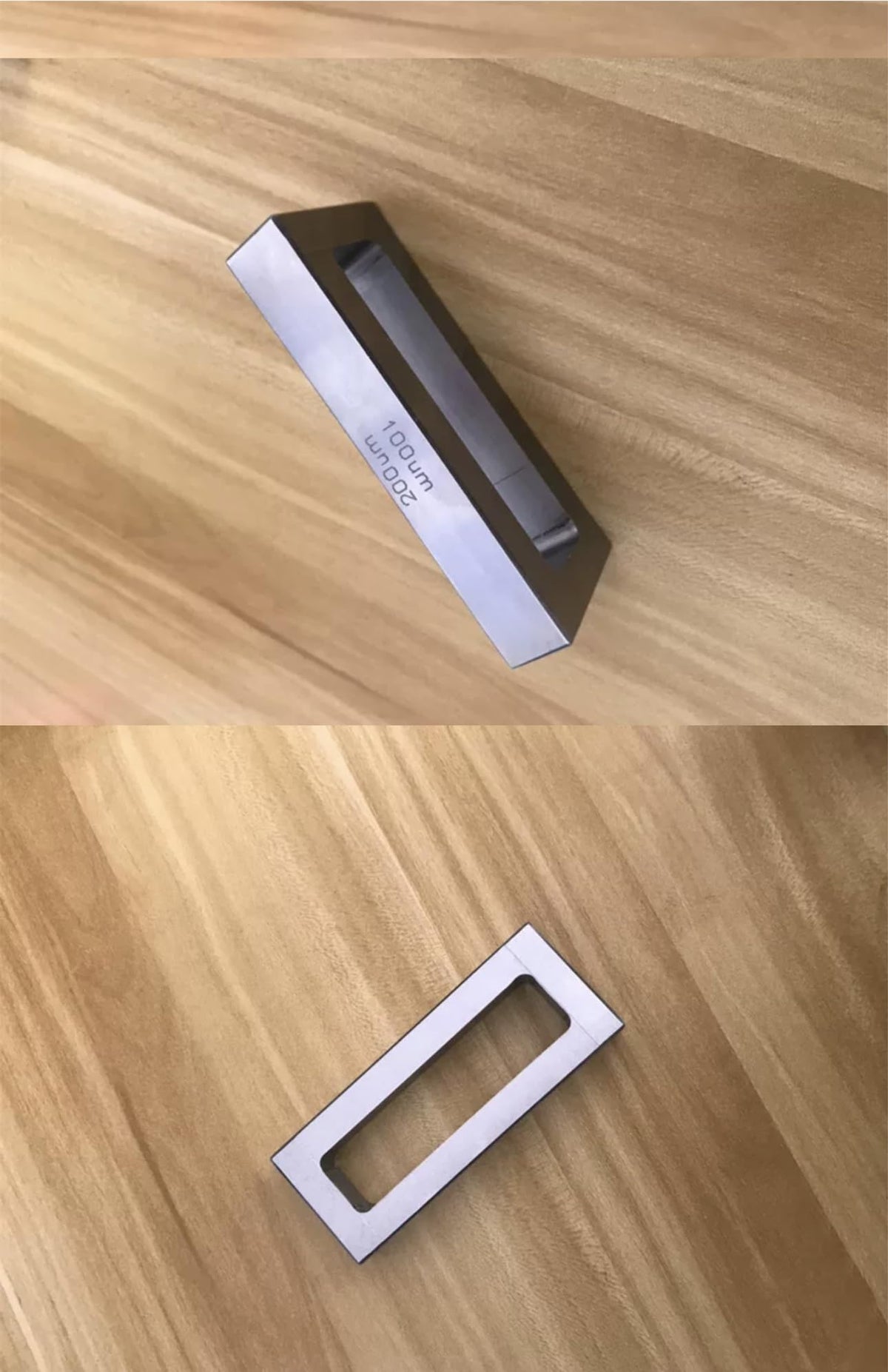 1pc Tetrahedral Wet Film Coating Device - Four Side Preparator for Precision Coating of Paints and Adhesives(25-50-75-0.1mm)