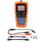 TEMPO NC-500 Digital Cable Tester for Voice, Data, Video, Coax, Etherne, Step TDR Wiring Troubleshooter, POE CAT5 CAT5e CAT6 Coax STP UTP (Professional Grade)