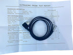 ZT-12 Ultrasonic Thickness Gauge Transducer 2MHz Cast Iron Probe with Measurement Range 4.0-300mm rystal Diameter 12mm Frequency 2MHz for UM-1 UM-1D UM-2 UM-2D UM-4 Ultrasonic Thickness Tester