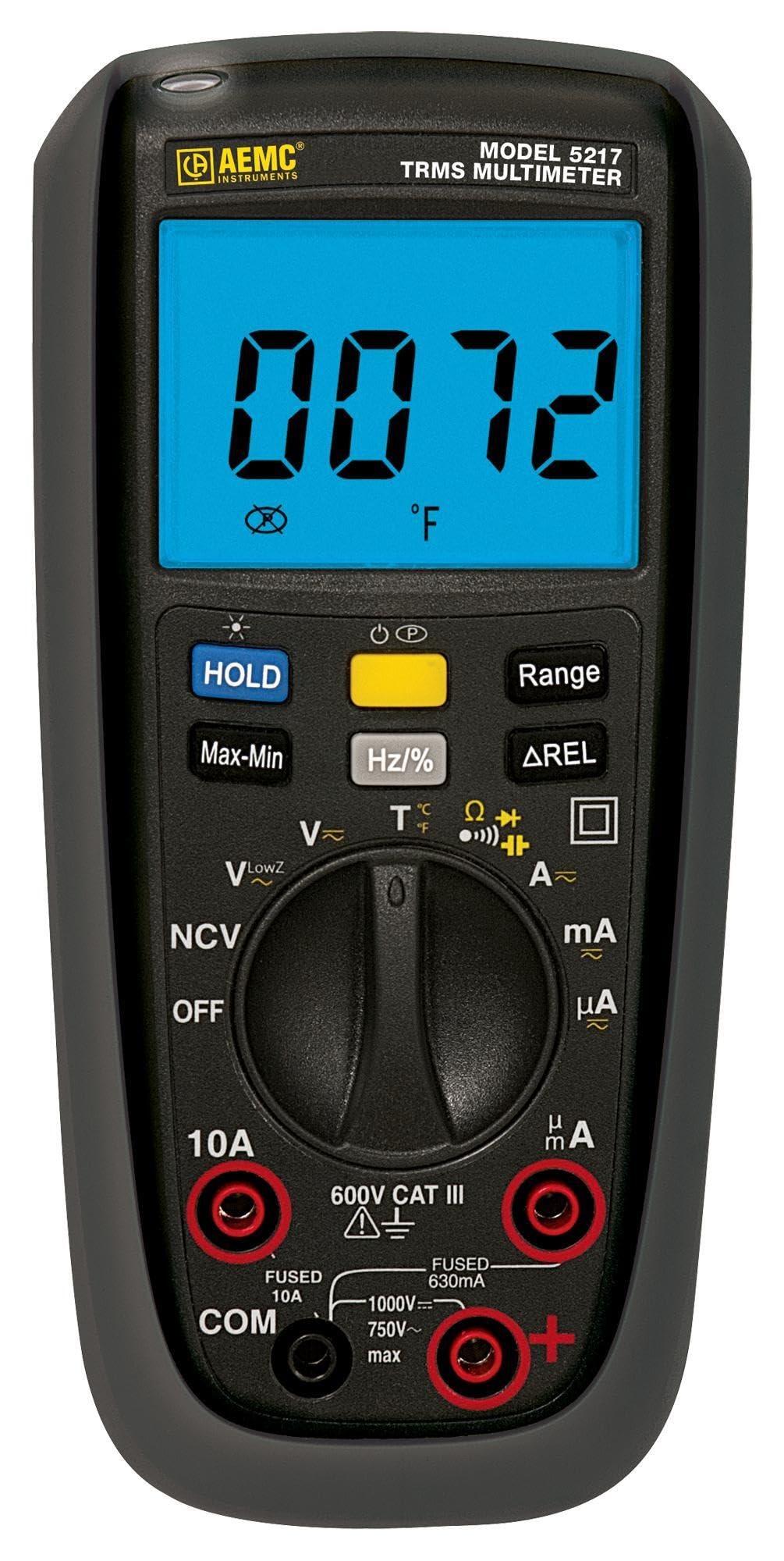5217 - Handheld Digital Multimeter, Non Contact, 5000 Series, 6000 Count, True RMS, Auto Range, 3.75 Digit