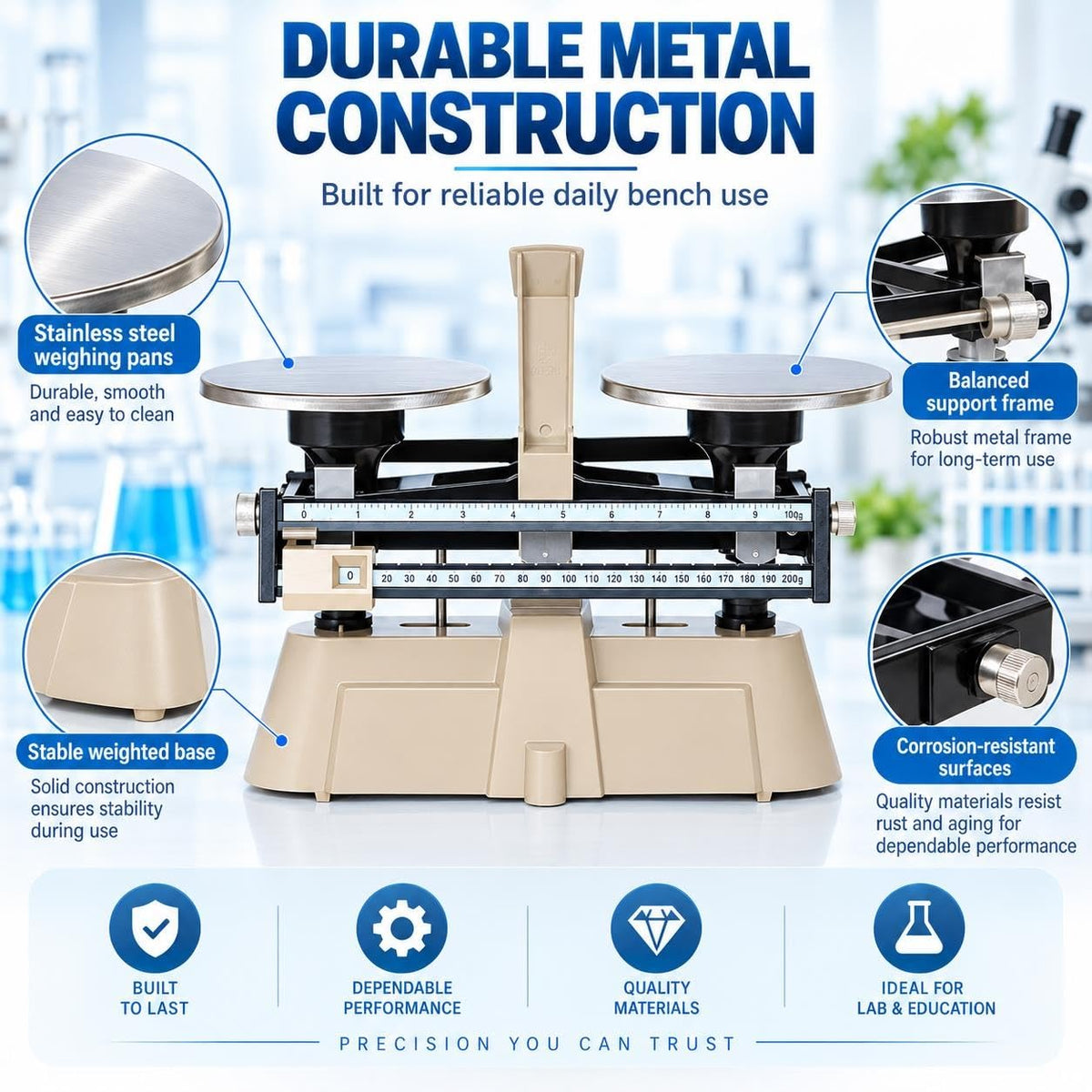 Double Pan Mechanical Balance Scale