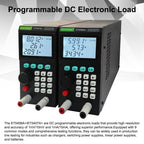 ET5407A+ 200W Programmable DC Electronic Load Tester 0–180V 0–30A Battery Power Supply Tester with CC/CV/CR/CP Modes High-Accuracy 1mV/1mA USB Remote Control LCD Display for Lab R&D EV DIY Electronics