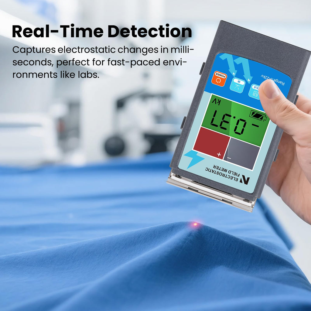 NEWTRY FMX-003 Static Meter, 0~20kV Electrostatic Fieldmeter, ±10% Accuracy