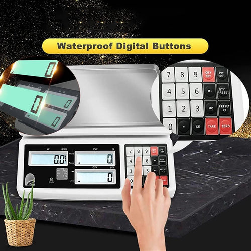 30kg/0.5g Digital Precision Accurate Electronic Scale, 0.01g Precision Analytical Electronic Balance Jewelry Scales, with LCD Display, for Scientific/Industrial/Gold (3kg/0.05g)