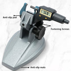 0-1" Digital Micrometer with Ball Anvil & Stand, 0.00005" Resolution