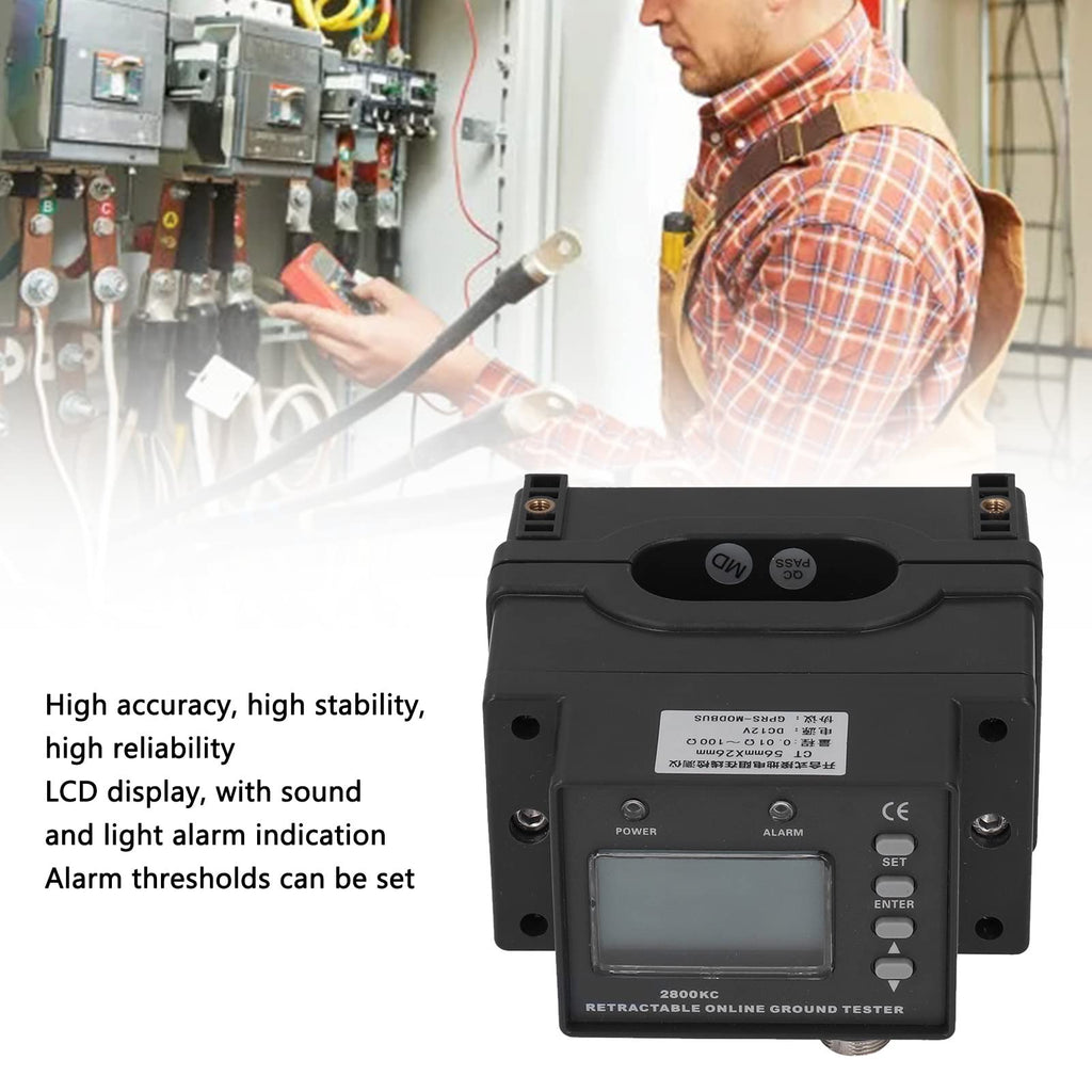LCD Display Online Tester Non Grounding Resistance Online Detector Open Close Type for Transmission Line Tower Grounding and Electrical Equipment