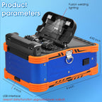 Fusion Splicer AUA-70F Toolbox Kit with Auto Focus & 6 Motor Core Alignment Fiber Fusion Splicer 8S Automatic FTTH Fiber Optical Welding Splicing