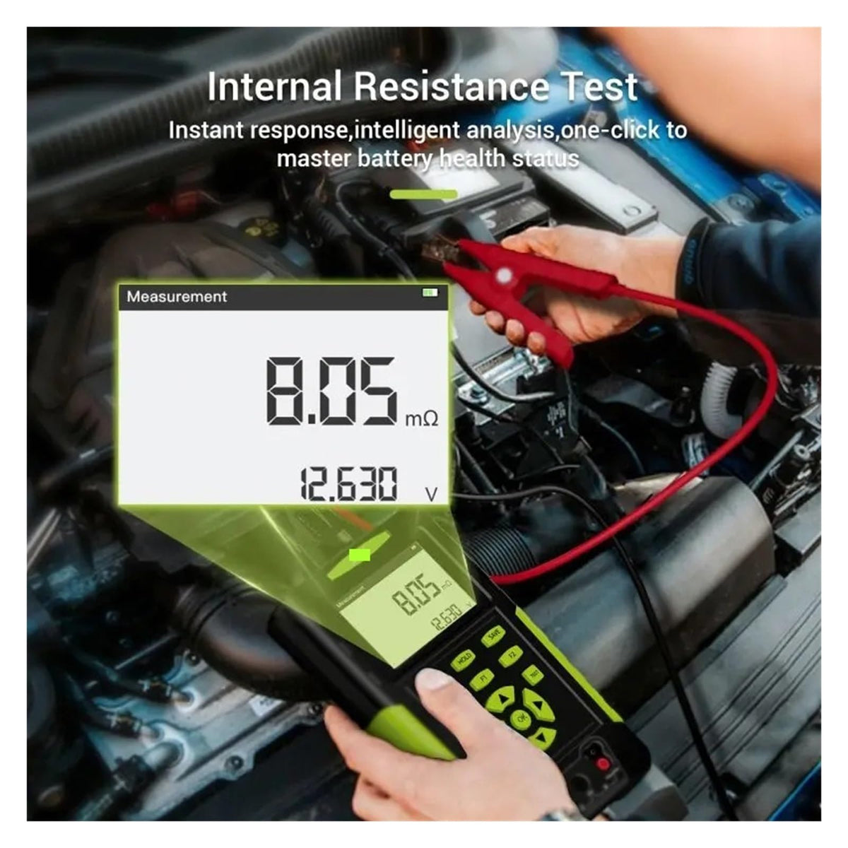 Resistance Meter, Professional EV001, 12V Insulation Tester for Electric Vehicle Safety Audit