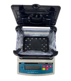 Solid Density Meter Soild Densimeter Measuring Densitometer for Materials Like Rubber Plastic with RS-232 Interface of Maximum Weight 300g Density Resolution 0.001 g/cm3