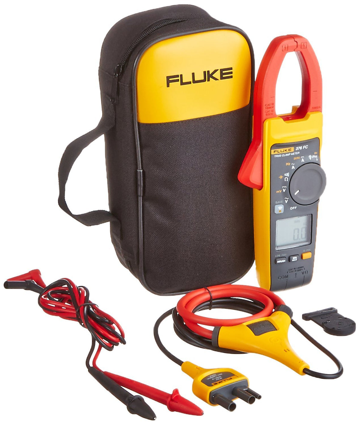 Fluke 376FC AC/DC Clamp Meter with iFlex + Fluke TL224 SureGrip Insulated Test Leads