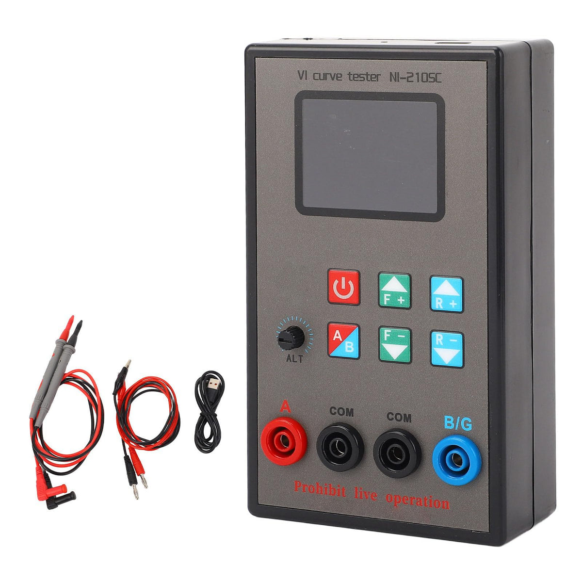 VI Curve Tester, Double Channel ASA Testing Device with Color Screen for Digital Analog Mixed Circuits