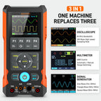 3-in-1 Handheld Oscilloscope Multimeter, 2-CH 80MHz 200MSa/s