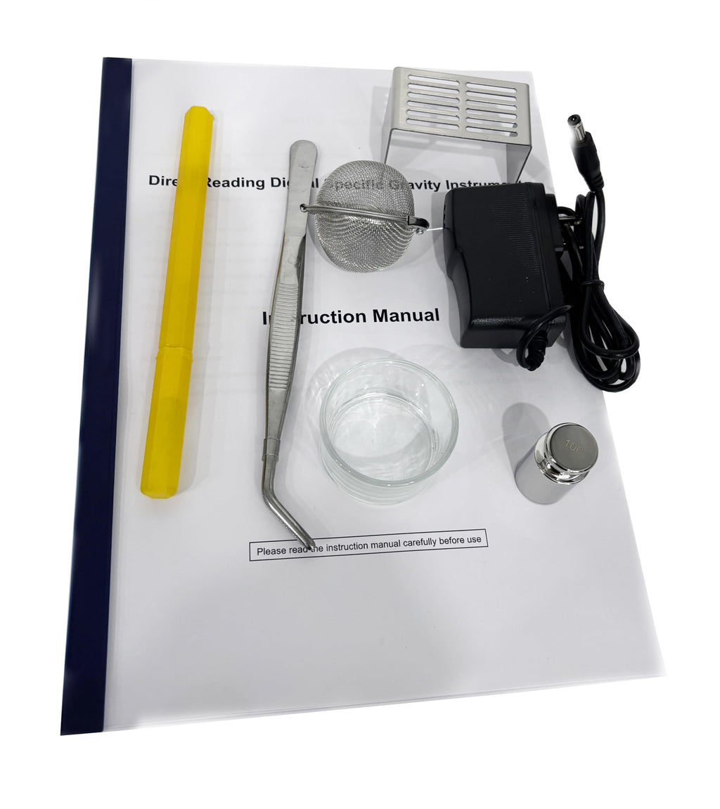 Solid Density Meter Soild Densimeter Measuring Densitometer for Materials Like Rubber Plastic with RS-232 Interface of Maximum Weight 300g Density Resolution 0.001 g/cm3