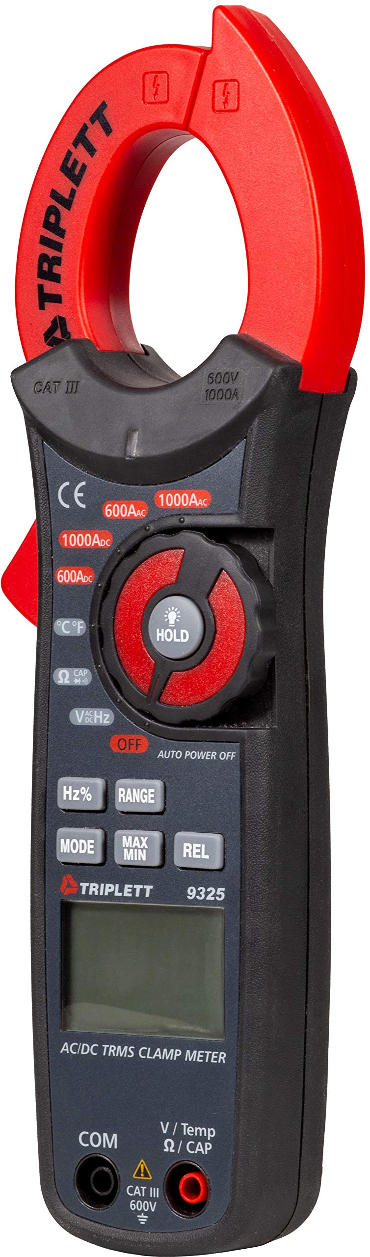 Triplett 9325 Clamp-On Digital AC/DC Meter with NIST Calibration