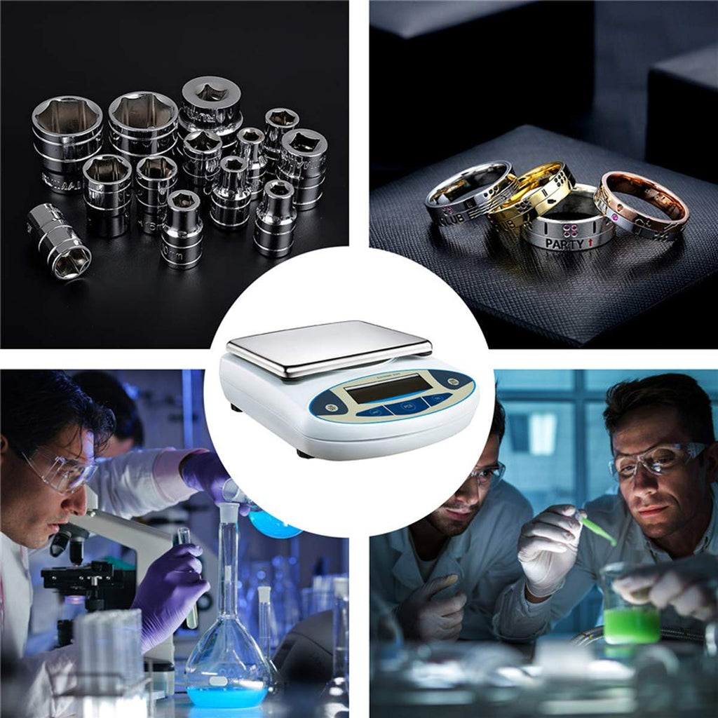 0.1g Electronic Balance Analytical Digital Scales Precision Weight Scale Scientific Lab Accuracy Jewelry Kitchen