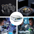 0.1g Electronic Balance Analytical Digital Scales Precision Weight Scale Scientific Lab Accuracy Jewelry Kitchen