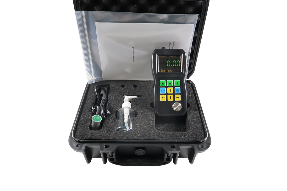 Ultrasonic Thickness Gauge TM282 with Color A&B Scan/Through Coating Function/Software Professional in Solving Various Difficult Thickness Measurement Easy Operation (TM282DL)