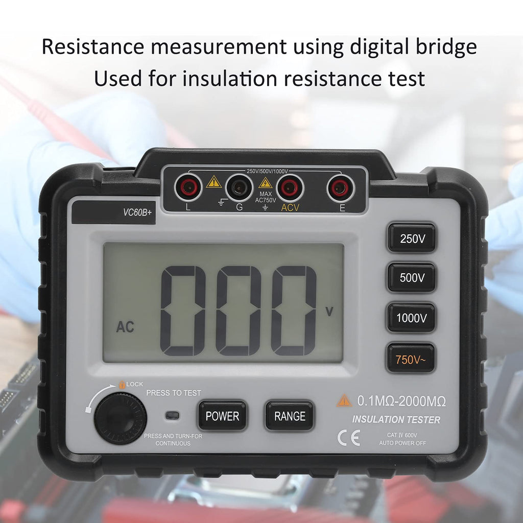 Megohmmeter Electricity Tester,LCD Backlight Insulation Resistance Tester,Electronic Megohmmeter,Electrical Equipment