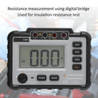 Megohmmeter Electricity Tester,LCD Backlight Insulation Resistance Tester,Electronic Megohmmeter,Electrical Equipment