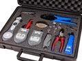 Monoprice LAN and Coaxial Installation Kit with Tester and Tone Generator (108135), Black