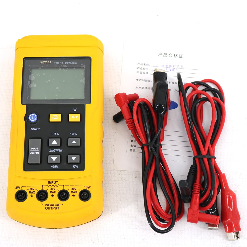 MS7222 Resistance Temperature Detector Transmitters RTD Calibrator
