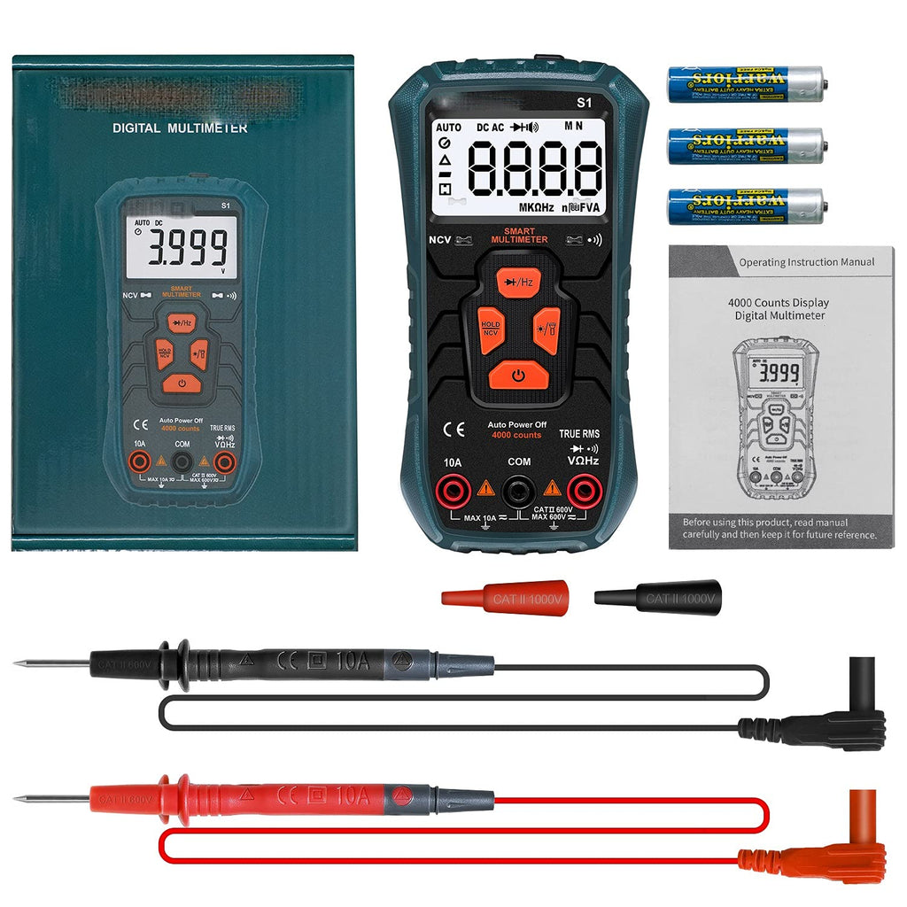 High-PrecisionDigital Multimeter S1 Automatic Smart MultimeterHousehold Electrician Multimeter