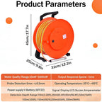 10M Underground Water Level Gauge with Stainless Steel Probe & Steel Tape, Depth Measurement Tool for Well Repair, Audible Signal & Voltmeter Features