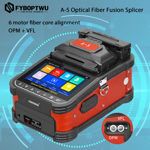 A-5 Fusion Splicer, 6-Motor Core Alignment Kit