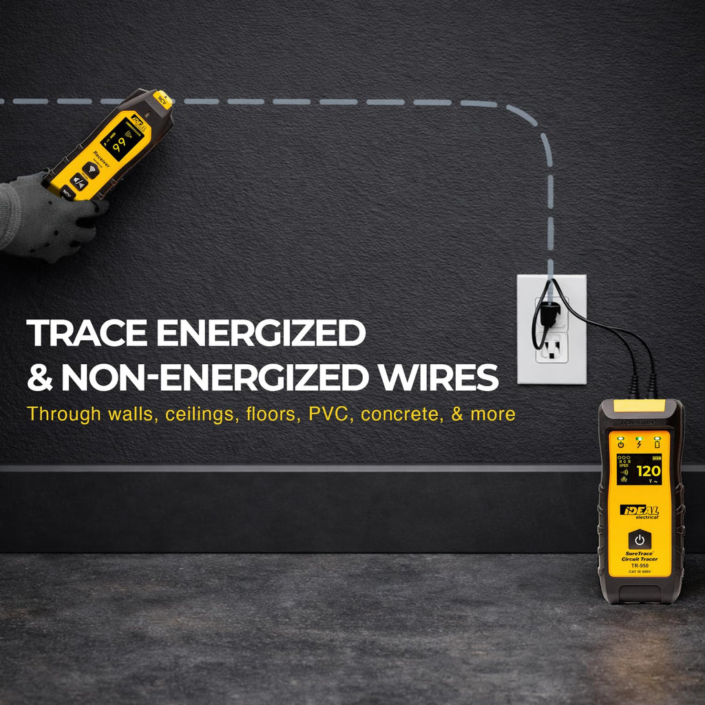 Ideal Electrical SureTrace Pro Circuit Tracer (61-950), 0-600 Volts