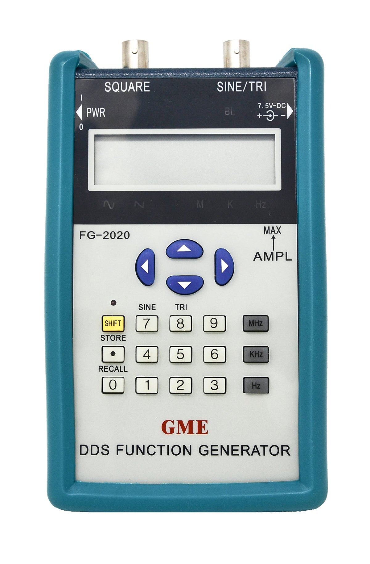 GME FG-2020 20MHz Handheld Portable High Precision Dual Channel DDS Signal Function Generator, Designed and Engineered in the USA