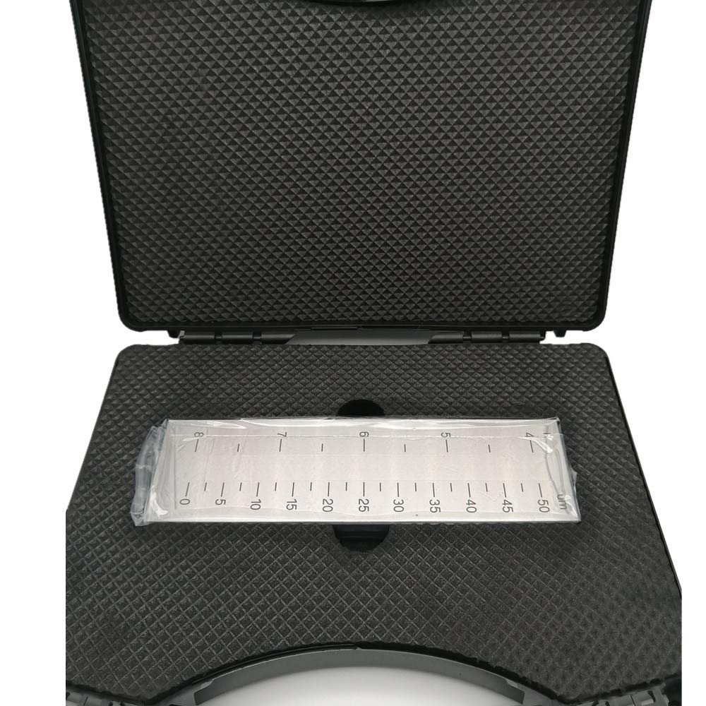 Single-Channel Fineness Grind Gauge Gage Grindometers, 0-50 µm, 8-4 Hegman