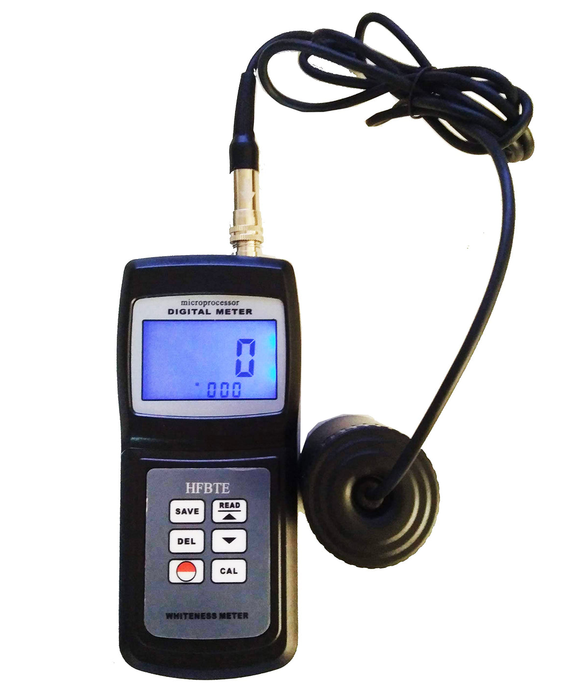 Digital Whiteness Meter Leucometer Digital Whiteness Tester Material Surface White Measurement R457 Blue Light for White Paper/Flour/Paint/Lime W-hiteness Detector