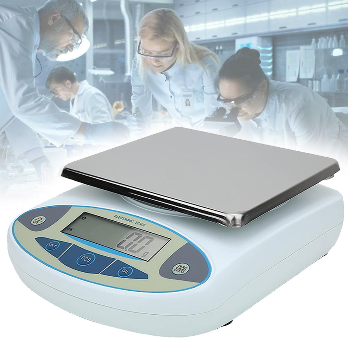 Accuracy Lab Scale,Digital Analytical 0.1g Accuracy Balance,Laboratory Precision Scale,Scientific Scale,Jewelry Scale Digital Kitchen Food Scale (15kg)