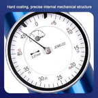0-3mm Coaxial Centering Indicator, Diall Indicator Set, Positionering Measurement Tool, with 6 Probes, and 1 Test Rod, with Storage Case, for Milling Machine Center Test Dial