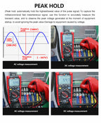 UNI-T Uni-Trend Multimeter clamp Meter UT196 Professional Digital Multimeter 1700V DC Voltage Tester True RMS Capacimeter Resistance Frequency Meter- Solar Pro