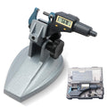 0-1" Digital Micrometer with Ball Anvil & Stand, 0.00005" Resolution