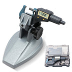 0-1" Digital Micrometer with Ball Anvil & Stand, 0.00005" Resolution