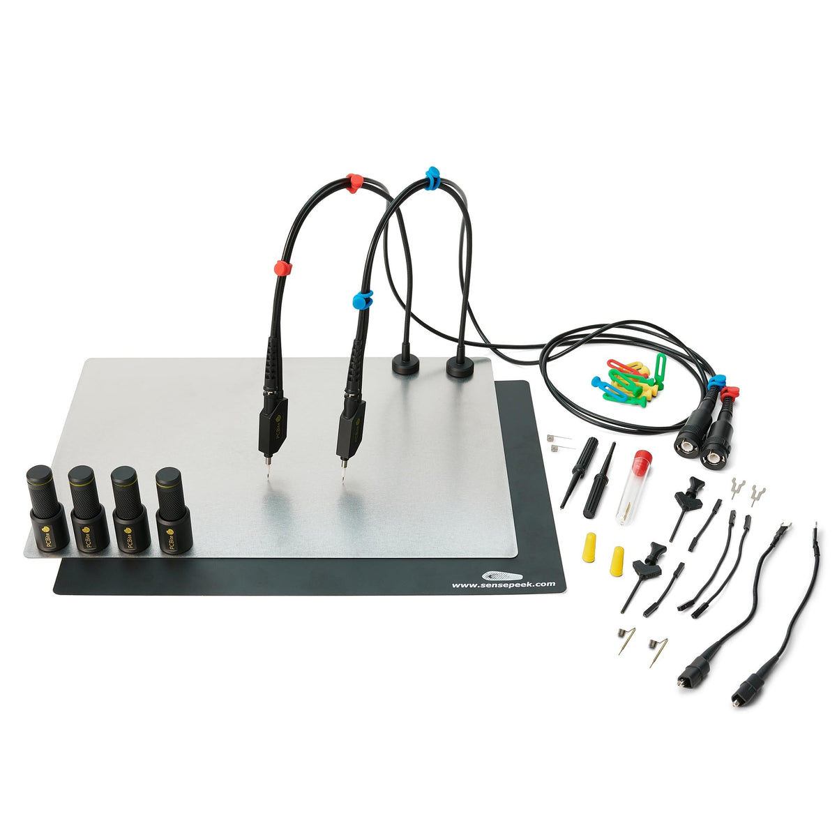 PCBite kit with 2X SQ200 200 MHz handsfree oscilloscope Probes | Helping Hands | Level-up Your Electronics Workbench | Upgrade Your PCBite Kit