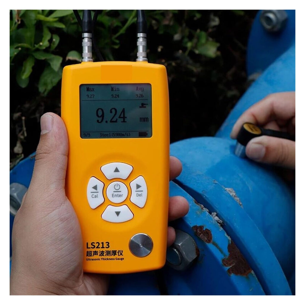Ultrasonic Thickness Gauge Tester Digital Thickness Measurement Tool for Metal Pipe Wall Steel High Sensitivity