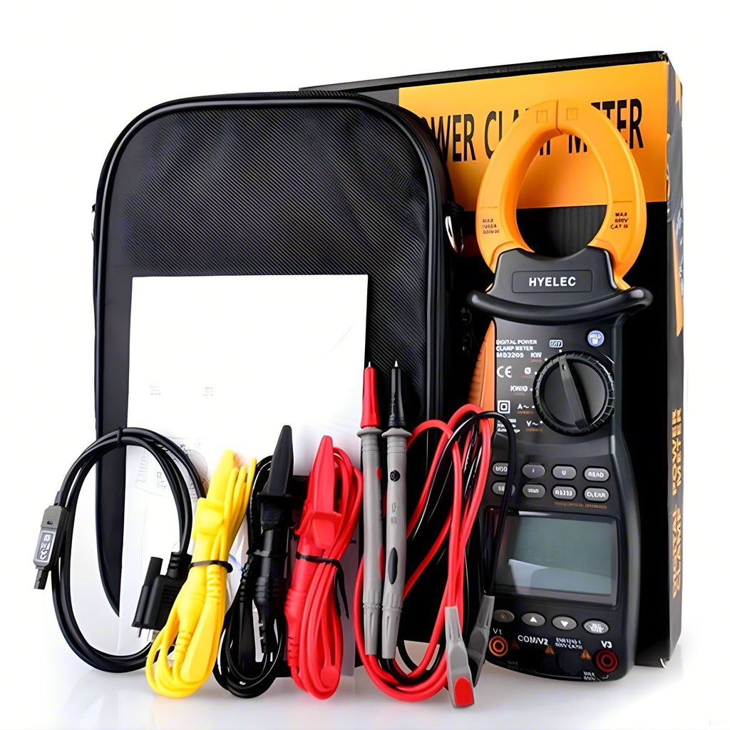 MS2203 Clamp Multi tester Intelligent Harmonic Power Tester Clamp Power Meter with Current Test and Power Testing 3-Phase Auto Multimeter