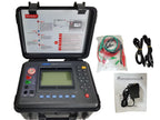 15KV High Voltage Insulation Resistance Tester Insulation Tester with Rated Applied Voltage 500V 1000V 2500V 5000V 10KV 15KV Insulation Resistance Range 0.01MΩ～50TΩ Resolution 0.01MΩ