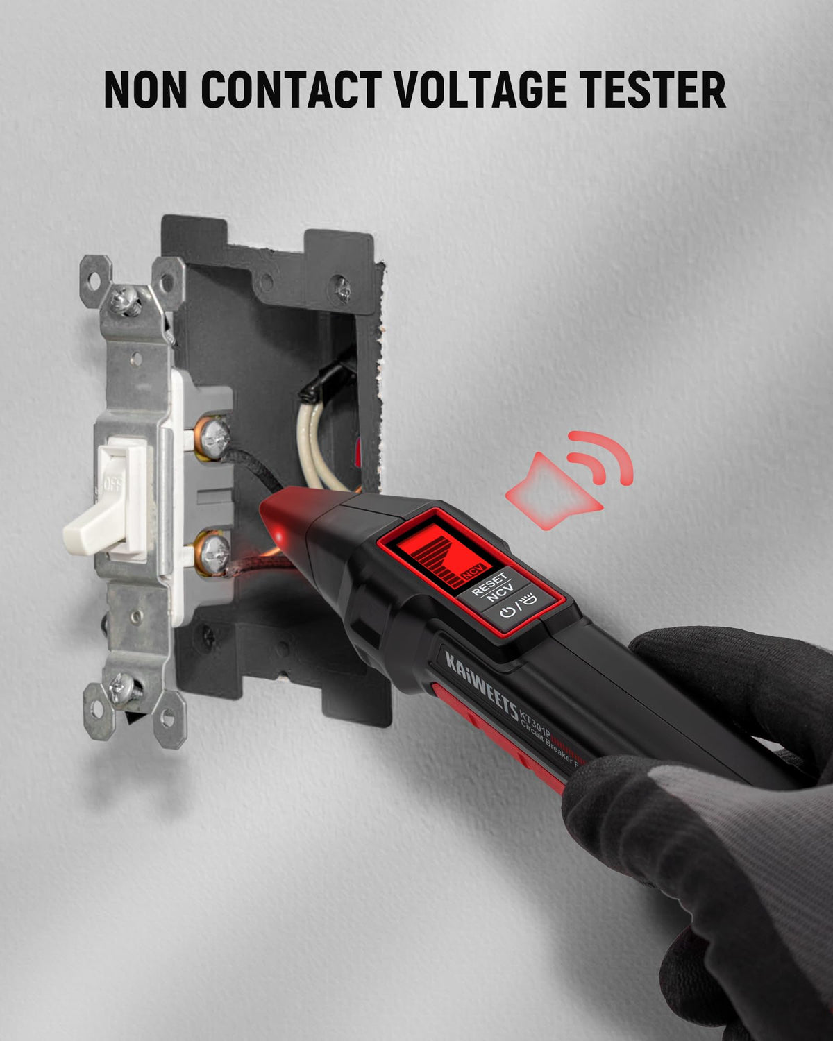 KAIWEETS KE1000 Megohmmeter Insulation Resistance Tester Up to 100GΩ and KAIWEETS KT301P Circuit Breaker Finder