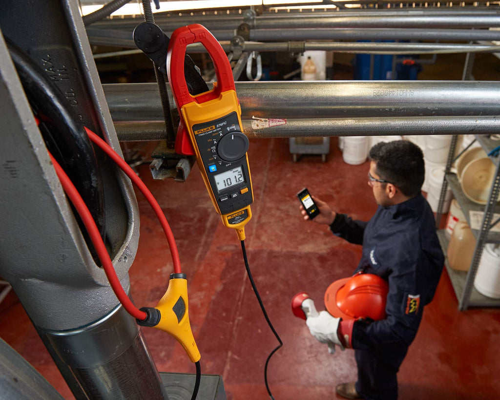 Fluke 376FC 1000A AC/DC True RMS Clamp Meter with 36 inch iFlex