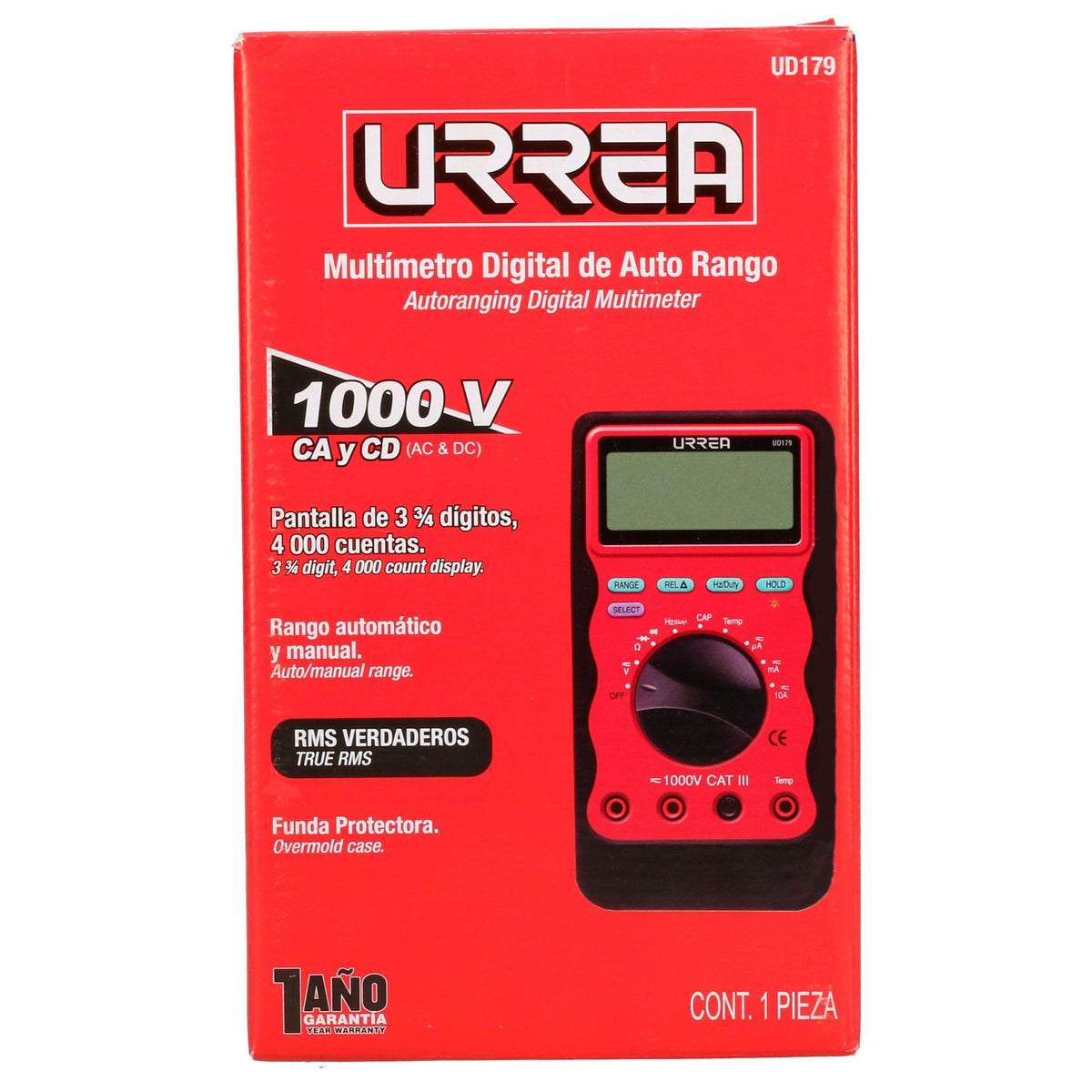 Urrea UD179 True Rms Generation Digital Multimeter