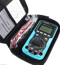 LCD Auto for Range Digital Multimeter Buzz AC DC Volt Amp OHM Temp Tester