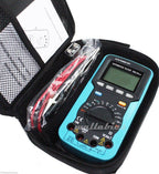 LCD Auto for Range Digital Multimeter Buzz AC DC Volt Amp OHM Temp Tester