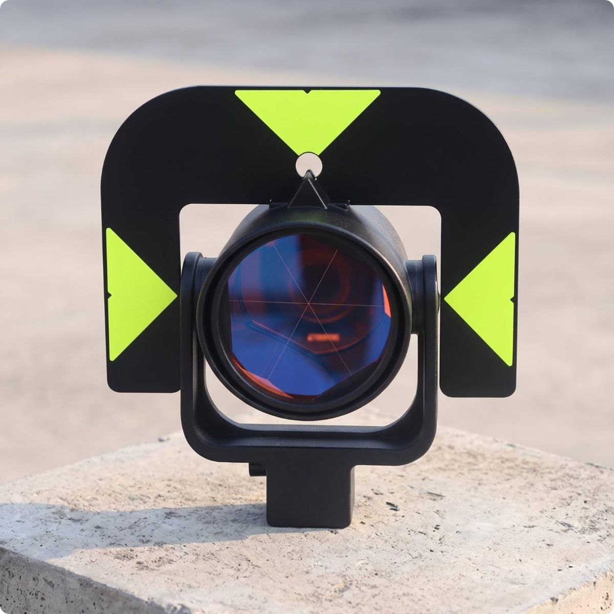 Survey with Optical Glass Lens and Lower Mounting for Railway Measurement and Precision Surveying Applications, Blue Film