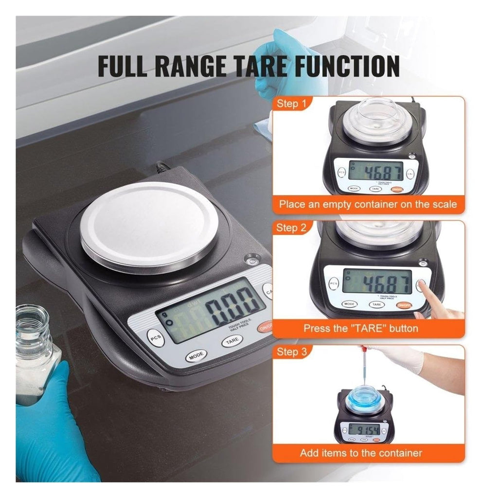 Digital Analytical Lab Scale Precision Balance with 6 Units Conversion Accurate Measurement Wide Applications