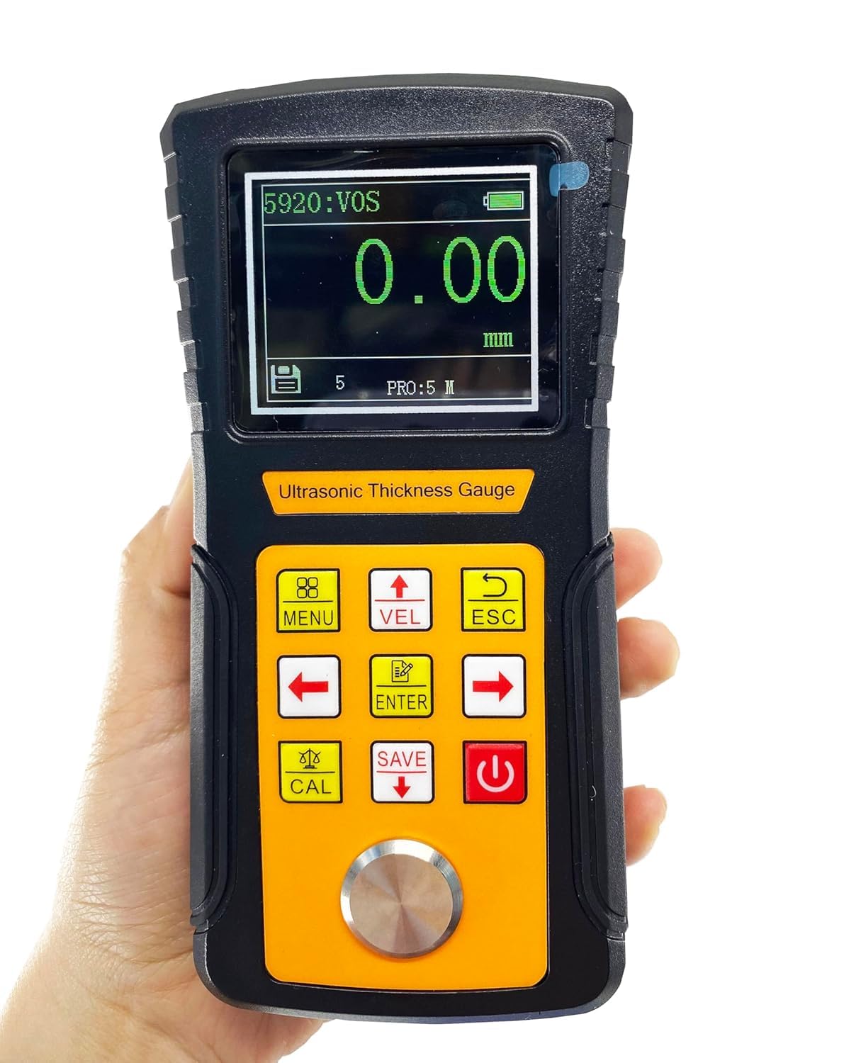 Ultrasonic Thickness Measurement Gauge Ultrasonic Thickness Testing Machine With USB Communication Port Can Exchange Data With PC Large Measuring Range(0.75~600)mm Unit mm/inch Resolution 0.01mm